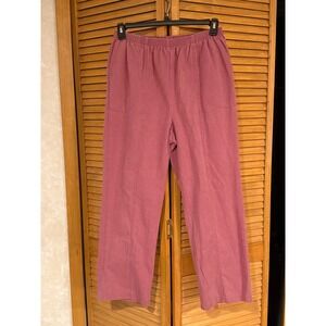 Vintage Haband Plum Elastic Waist Trousers Pants Cotton Blend Grannycore 16A XL